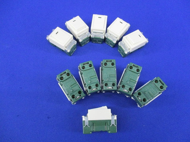 埋込スイッチB(片切)(11個入)(汚れ有) WN5001