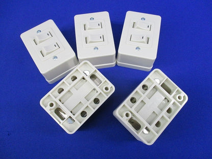 2連タンブラスイッチ(5個入) WS3900W