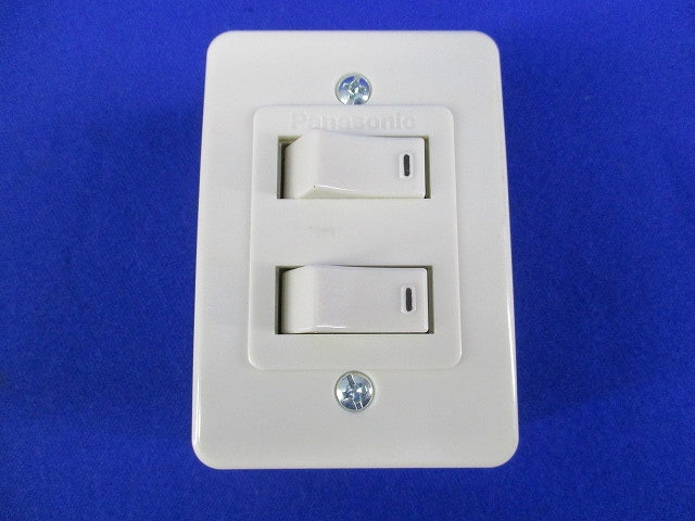 2連タンブラスイッチ(5個入) WS3900W