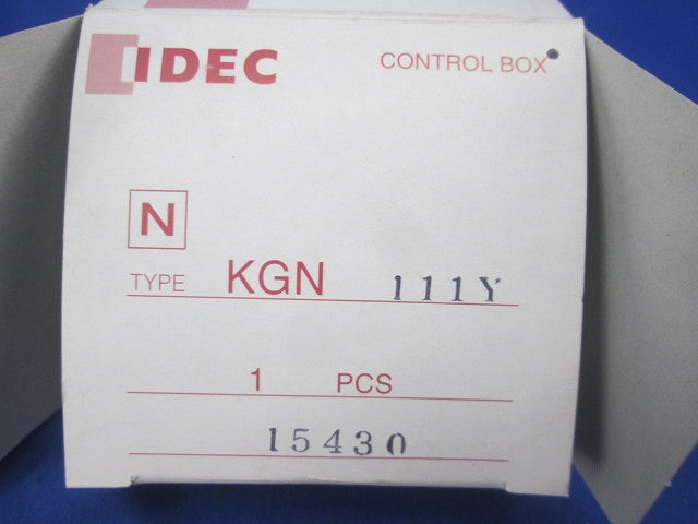 コントロールボックス KGN111Y