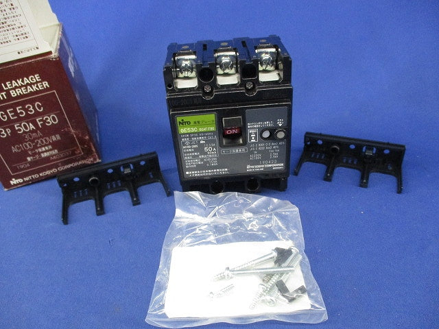 漏電ブレーカ 3P50A GE53C