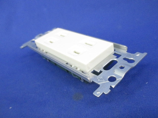 埋込ダブルコンセント(5個入) WN1302