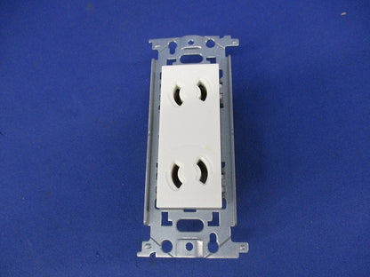 埋込抜け止めダブルコンセント(5個入) WN1062