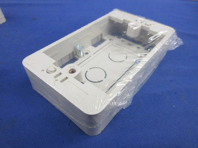 モール用スイッチボックス(5個入)モダンホワイト MSB-F1SS