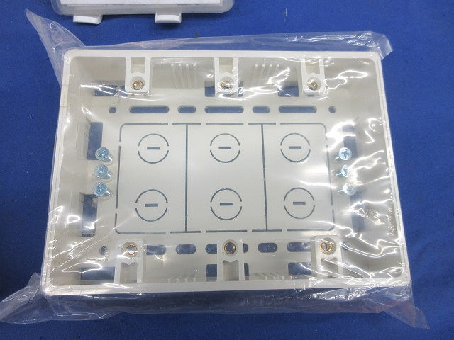 モール用スイッチボックスセット(混在2個入)(ミルキーホワイト MSB-3M他