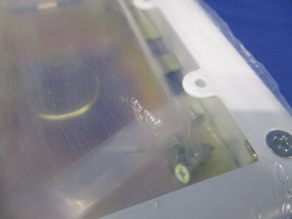 メタルエフモール 付属品 3個用スイッチボックス 浅型 ホワイト 浅型 ノックアウト:A・B型 AB5132