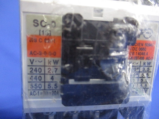 電磁開閉器 200V 0.1ｋW 0.48-0.72A SW-0-200V0.1kW