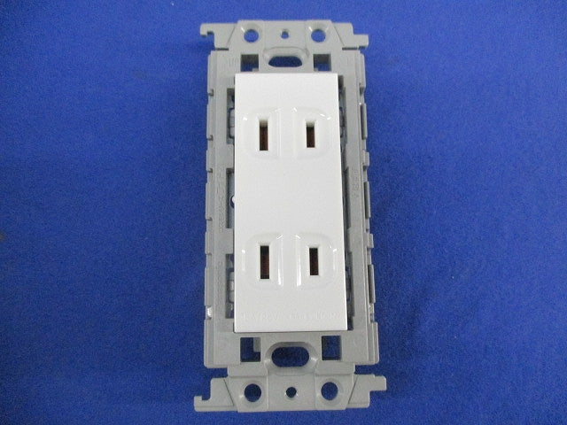 埋込ダブルコンセント(10個入) WTF15024WK