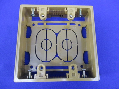 エフモール用 露出ボックス 2コ用 浅型(3個入) 型番不明