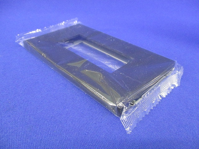 1連3口プレート(5枚入)マットブラック NKP-3UF