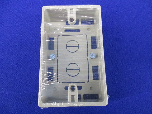 モール用スイッチボックス(3個入)(ベージュ) MSB-1J