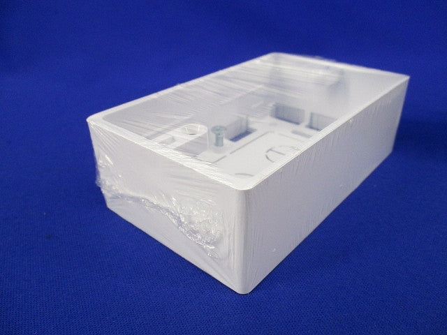 モール用スイッチボックス(3個入)(カベ白) MSB-1W