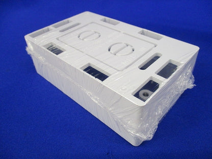 モール用スイッチボックス(3個入)(カベ白) MSB-1W