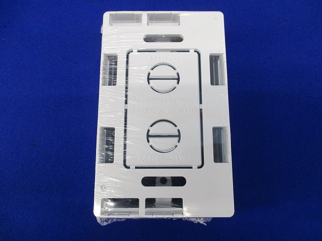 モール用スイッチボックス(3個入)(カベ白) MSB-1W