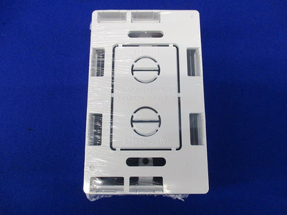 モール用スイッチボックス(3個入)(カベ白) MSB-1W
