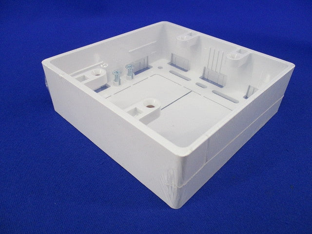 モール用スイッチボックス2ヶ用(2個入) MSB-2W