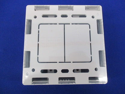 モール用スイッチボックス2ヶ用(2個入) MSB-2W