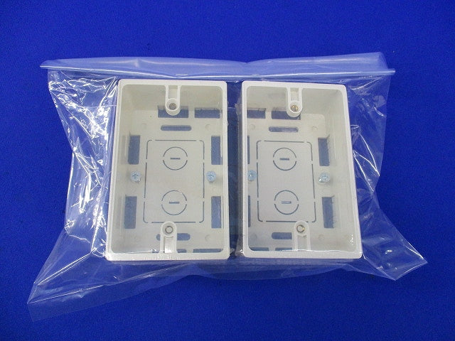 モール用スイッチボックス(2個入) MSB-1YM