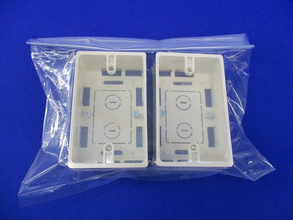 モール用スイッチボックス(2個入) MSB-1YM