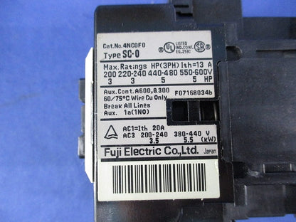 電磁接触器200V SC-0