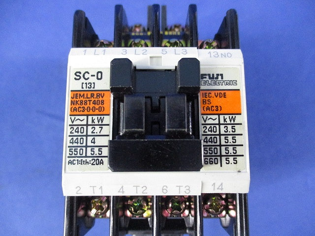 電磁接触器200V SC-0