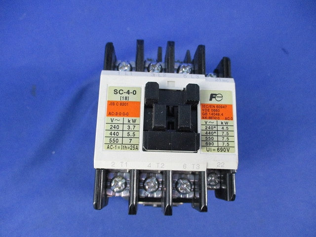 電磁接触器 200V SC-4-0