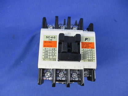 電磁接触器 200V SC-4-0