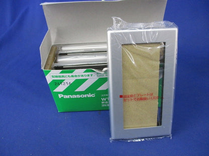 新金属スイッチプレート２型1連用(5枚入) WTC9201K