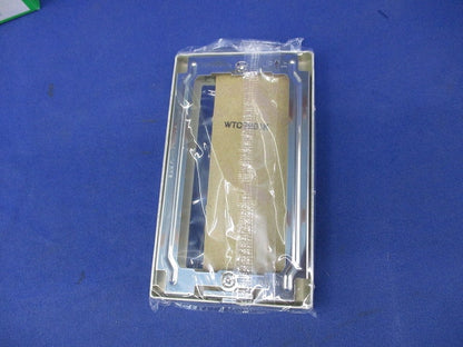新金属スイッチプレート２型1連用(5枚入) WTC9201K