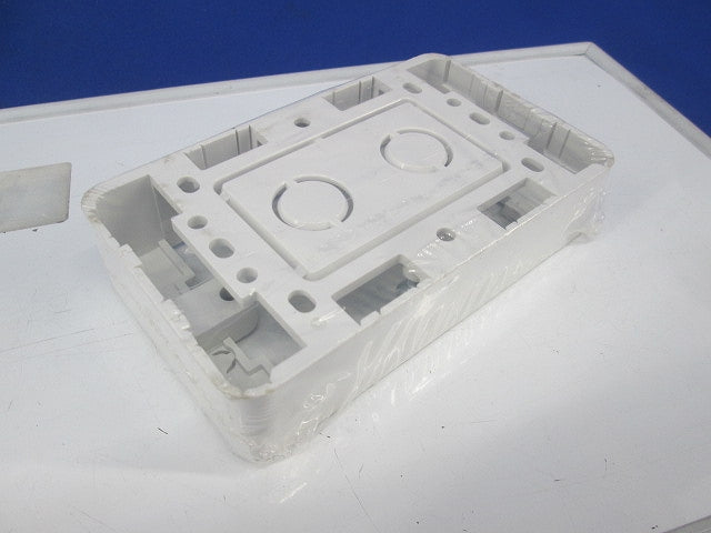 モール用スイッチボックス(3個入)ホワイト MSB-F1SS