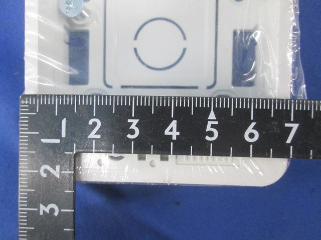 モール用スイッチボックス(3個入)ホワイト MSB-F1SS