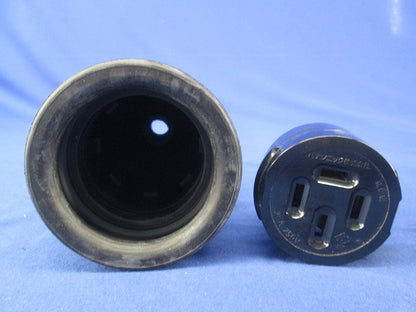 接地3P20A防水ゴムコードコネクタボディ(2個入) WA3429K