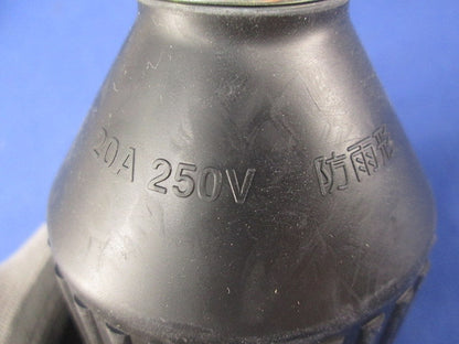 接地3P20A防水ゴムコードコネクタボディ(5個入) WA3429K