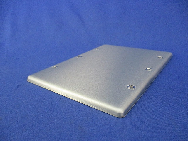 新金属カバープレート3連(取付枠付)(2枚入) WN7593