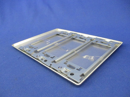 新金属カバープレート3連(取付枠付)(2枚入) WN7593