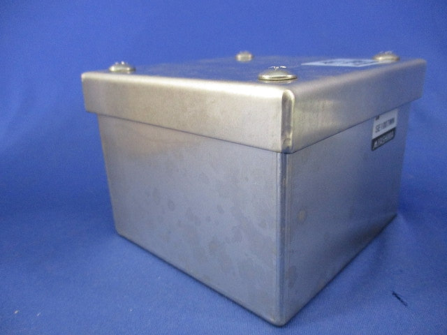 ステンレス製プルボックス(被せふた・接地端子座付) SE1007WN