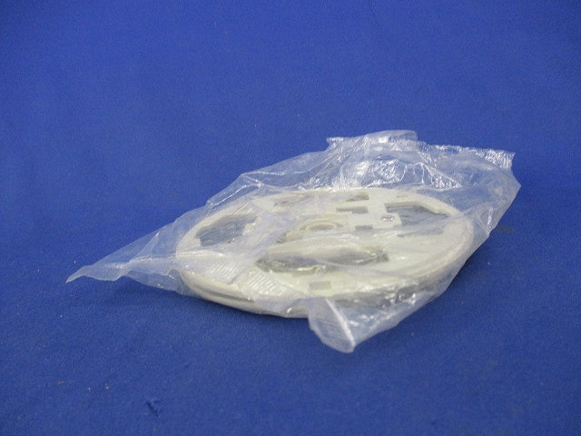 モダン丸型カバープレート(8枚入)(ミルキーホワイト)(新品未開封) WN7090