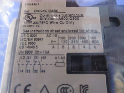 補助継電器200V SH-4H