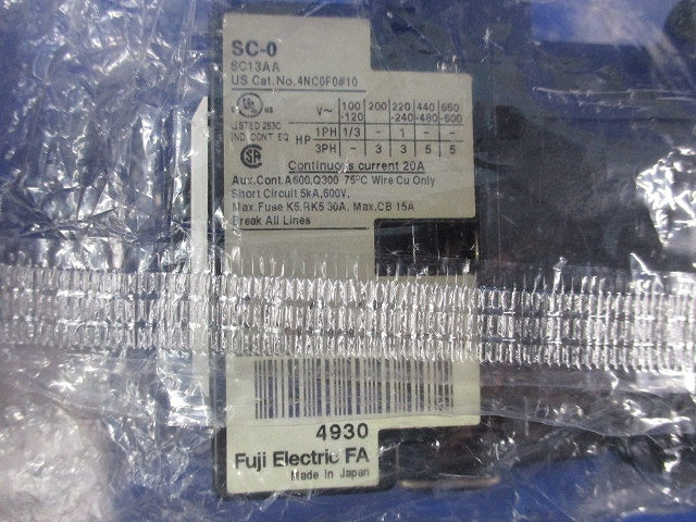 電磁接触器200V SC-0