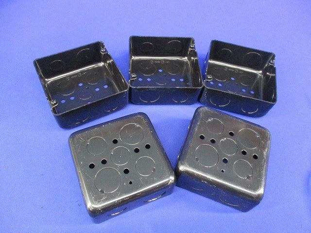 中四角浅型アウトレットボックス(5個入)(キズ・汚れ有) OBM44B