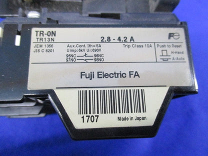 サーマルリレー付標準形電磁開閉器200V SC-0+TR-0N