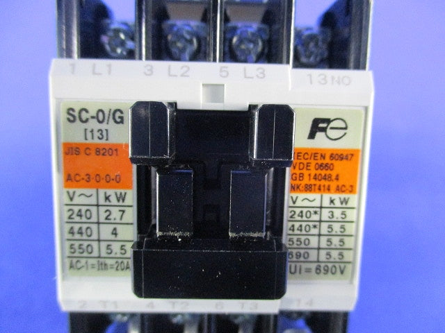 電磁開閉器(1セット入) SC-0/G+TR-0N