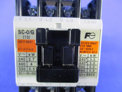 電磁開閉器(1セット入) SC-0/G+TR-0N