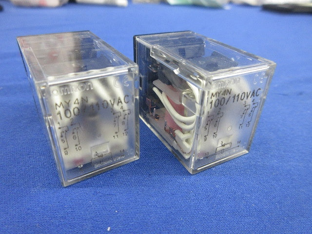 ミニパワーリレー(100/110VAC)2個入 MY4N