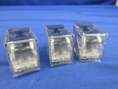 ミニパワーリレー 100/110VAC(3個入) MY2N
