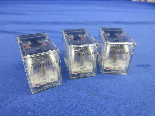 ミニパワーリレー 100/110VAC(3個入) MY2N