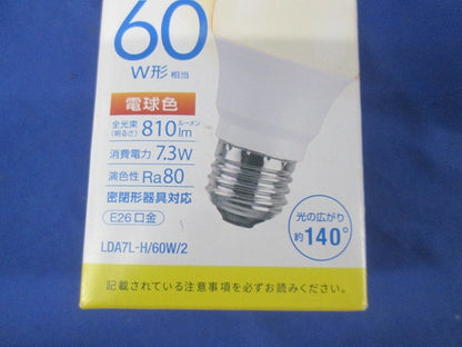 LED電球 E26 LDA7L-H/60W/2