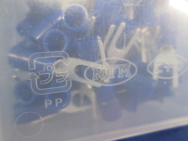 環境配慮形絶縁被覆付圧着端子 先開形(100個入)(青) TMEX1.25Y-3.5