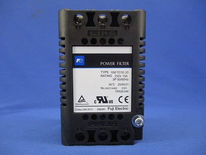 パワーフィルタ三相入力回路用レール取付タイプ RNFTD10-20