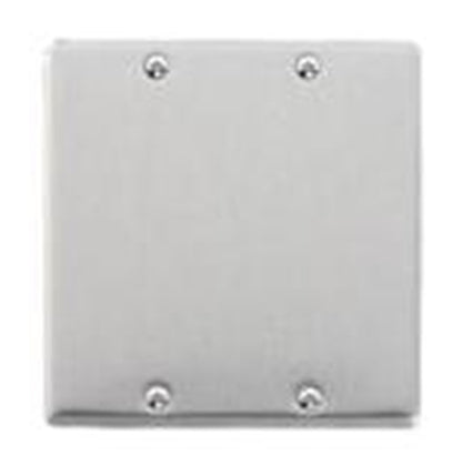 フルカラー新金属カバープレート2連 取付枠付 5個入 WN7592-05